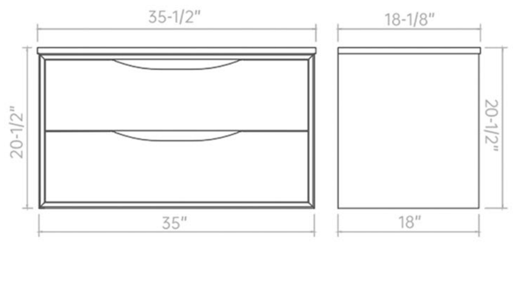 Vanity PVC PH 36