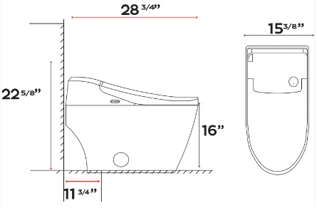 Toilet V8700 Smart