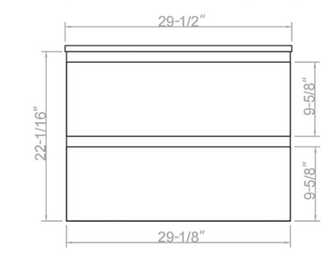 Vanity PVC UMV 30