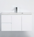 [PF900L-WH] Vanity PVC PF 36 Left WH (Blanco)