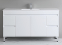 [PF1550-LG White Single] Vanity PVC PF 60 LG Single (Blanco)